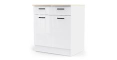Kuhinjski elemnt BIANCO 6 486967 bel 80x60x90 Iveral bela + bela visok sijaj