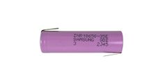 Li-ion baterija SAMSUNG 18650-35E s kontakti  3.7V, 3500mAh