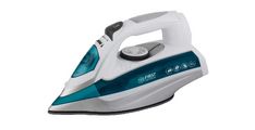 Likalnik parni FIRST s keramično ploščo 3100W, 450ml, belo-turkiz
