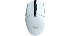 LOGITECH brezžična gaming miška G305 LIGHTSPEED, bela