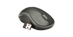 LOGITECH brezžična miška M185 - SWIFT, siva