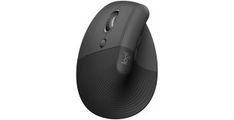 LOGITECH ergonomska miška Lift Bluetooth, siva/črna