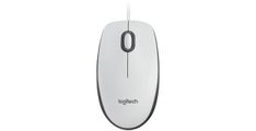 LOGITECH M100 Corded Mouse-WHITE