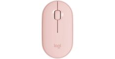 LOGITECH M350S Pebble 2 Bluetooth Mouse - TONAL ROSE