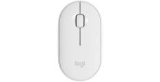 LOGITECH M350S Pebble 2 Bluetooth Mouse - TONAL WHITE