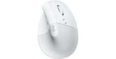 LOGITECH navpična ergonomska miška Lift Bluetooth, bela