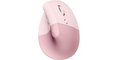 LOGITECH navpična ergonomska miška Lift Bluetooth, roza