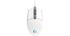LOGITECH žična gaming miška G102 LIGHTSYNC, bela