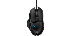 LOGITECH žična gaming miška G502, črna