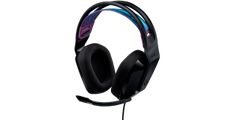 LOGITECH žične gaming slušalke G335, črna