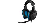 LOGITECH Žične Slušalke G432, Črna/Modra