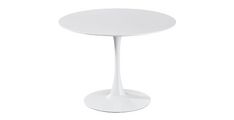 Miza OREO  (bela) Ø 100x75 MDF bela