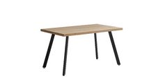 Miza STARS 140x80x75 MDF rjava 140x80x75 MDF+kovina rjava