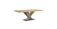 Miza TARVO 200x100x76 rjava 200x100x76 MDF+kovina rjava
