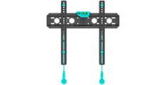 ONKRON Fixed TV Wall Mount for 32 to 65-inch Flat Panel TVs Digital Panels 56,8 kg, Black