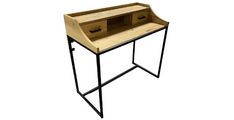 Pisalna miza BELA (hrast) 100x50x94 Les hrast