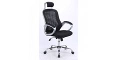 Pisarniški stol SVEN 66x65x117-127 Mreža črna