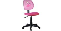 Pisarniški stol  ZUMBO NEW roza (princesa - 5256D) 38x45x77-89 Tkanina roza