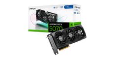 PNY GeForce RTX 5070 12GB Overclocked Triple Fan DLSS4 grafična kartica, PCIe 5.0, 1xHDMI 2.1b, 3xDisplayPort 2.1b