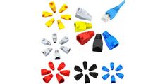 Pokrivalo za 8/8 konektor RJ45, 50kom, mix