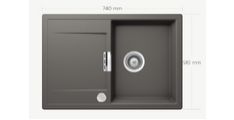 Pomivalno korito SCHOCK Mono D-100S Silverstone