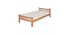 Postelja MEDA (bukev, 146x210x79, 140x200) 146x210x79 Les bukev