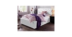 Postelja SANDRA (bela, 160x200, 164x212x120) 164x212x120 Umetno usnje + les bela
