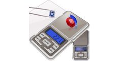 Precizna tehtnica KEDO, 200g/0,01g, LCD, sive barve