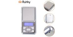 Precizna tehtnica Ruhhy, 200g/0,01g, LCD, sive barve