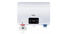Pretočni grelnik vode Oliver Voltz OV57100G, 5500W, 20-55°C, zaslon na dotik, IPX4, bel