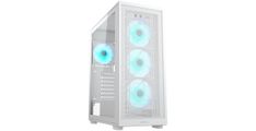 Računalniško ohišje COUGAR MX220 RGB, ATX, 3x120mm RGB ventilator spredaj, 1x120mm RGB ventilator zadaj, belo