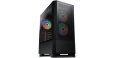 Računalniško ohišje COUGAR MX430 Mesh RGB, ATX, ATX, 2x120mm RGB ventilator spredaj, 1x120mm RGB ventilator zadaj, črno