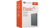 SEAGATE Basic Portable 4TB zunanji disk, 6.35cm (2.5