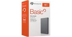 SEAGATE Basic Portable 5TB zunanji disk, 6.35cm (2.5