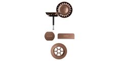 Set izliv, preliv in gumb SCHOCK 400079 Copper brušen