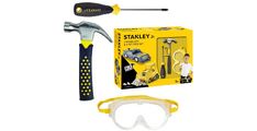 SET OTROŠKI AVTO IN BAGER + 3 ORODJA3 orodja (izvijač, kladivo in zaščitna očala) Stanley U004-K02-T03-SY