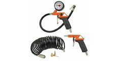 SET PRIBORA ZA KOMPRESOR KIT 6TLAČNA CEV, PIHALNA PIŠTOLA, MANOMETER, 3 X ŠOBA Black&Decker 9045854BND
