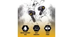 SLUŠALKE WIRELESS IZOLACIJA HRUPA VODOODPORNEČAS PREDVAJANJA 4-5UR, POLNENJE 1-2URE CAT CAT-BT-EARBUD
