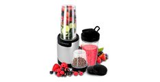 Smoothie maker ESPERANZA 9 v 1, 1x 0,8L-1x0,5L, 1x0,35l, mlinček za kavo, 900W, 6-rezil, črne barve