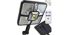 Solarna LED svetilka s senzorjem gibanja/svetlobe, 8W, 220LED