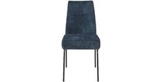 Stol ANNA (modra) 43x61x88 Tkanina + kovina modra