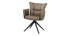 Stol LEDER (rjava) 62x65x90 Usnje rjava