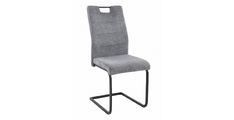 Stol MORANA  (siva) 42x44,5x97 Tkanina + kovina siva