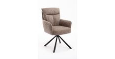 Stol OASIS svetlo rjav 59,5x67,5x92,5 Tkanina + kovina svetlo rjava