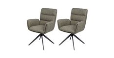 Stol OSAKA zelen 63,5x65x91 Tkanina + kovina zelena