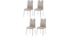 Stol ROMA IV NEW (taupe) 42x54x97 Tkanina + kovina taupe