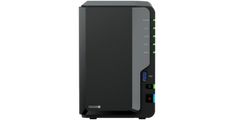 Synology DS225+, Tower, 2-bays 3.5'' SATA HDD/SSD, CPU Inte Celeron J4125 4-core (4-thread) 2.0 GHz, burst up to 2.7 GHz, 2 GB DDR4 non-ECC (expandable up to 6 GB), 1xRJ-45 1GbE LAN, 1xRJ-45 2.5 GbE LAN, 2xUSB 3.2 Gen 1, 1.3 kg, 3yr warranty