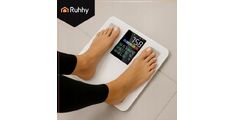 Tehtnica osebna digitalna Ruhhy 20676, BIA, do 226kg, Bluetooth, bela