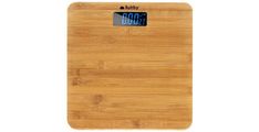 Tehtnica osebna elektronska KEDO, LCD, max.180kg, bambus-steklo