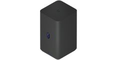 Ubiquiti UniFi UNAS-2-B-EU Network Attached Storage with (2) 3.5inch HDD bays, 2.5 GbE networking, USB-C connectivity, and an included PoE++ adapter, all in a compact footprint, black